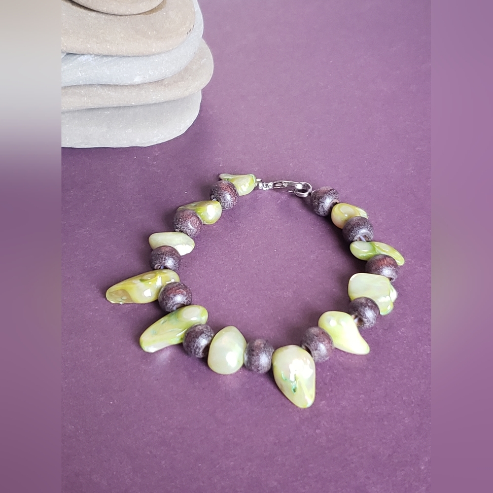 Green Chip Jungle Bracelet